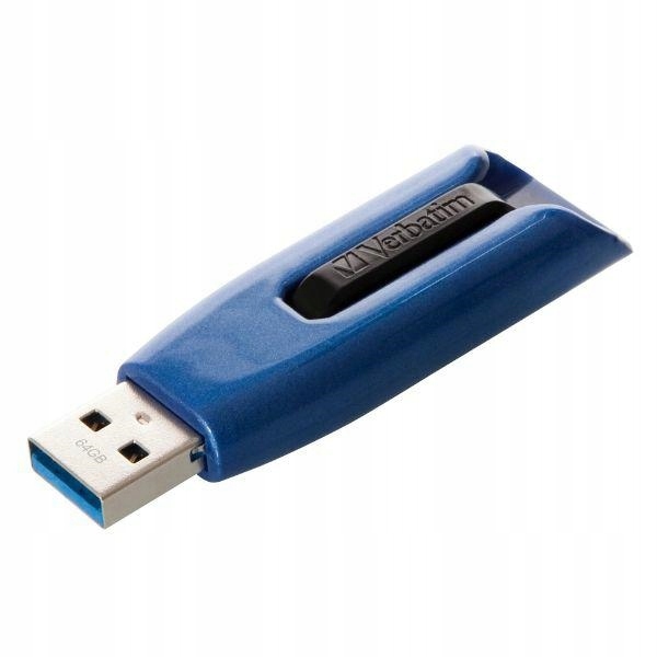 Verbatim Pendrive 64GB Usb-a 3.2 V3 Max niebieski/blue 49807