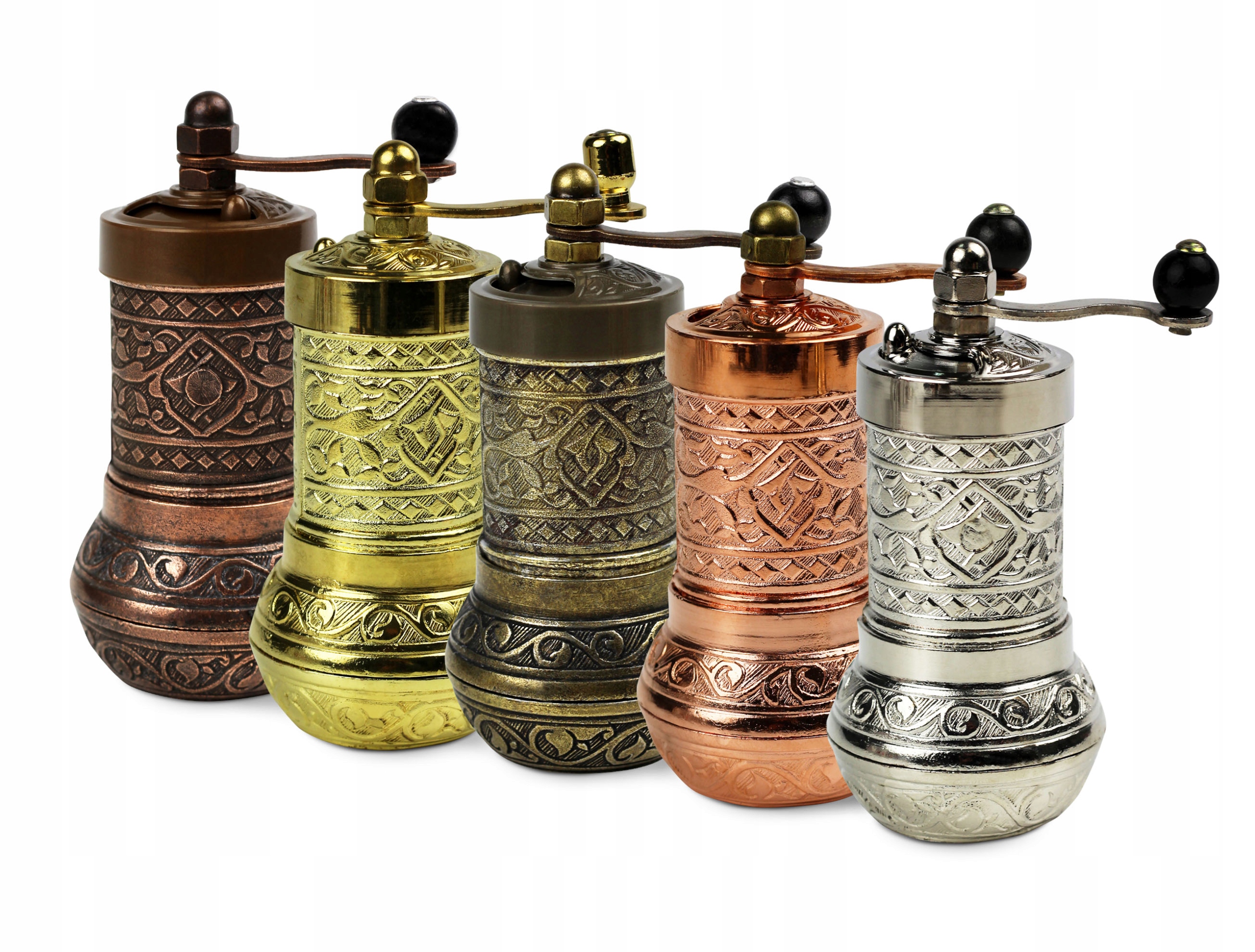 MŁYNEK RĘCZNY STYL VINTAGE TURECKI | STARE ZŁOTO Kod producenta 93