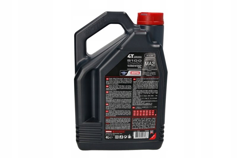 Olej 10W50 MOTUL 5100 4l SM Półsyntetyczny Rodzaj półsyntetyczne