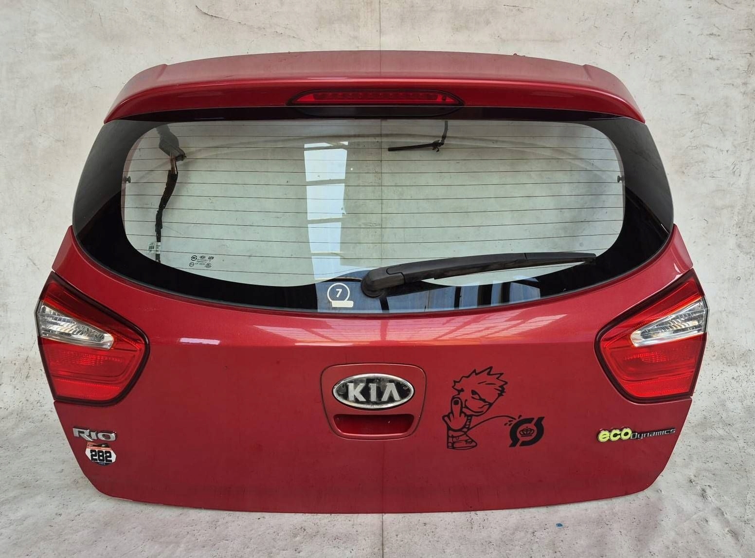 KIA RIO III HB 11- trunk door boot rear part rear light SPOILER