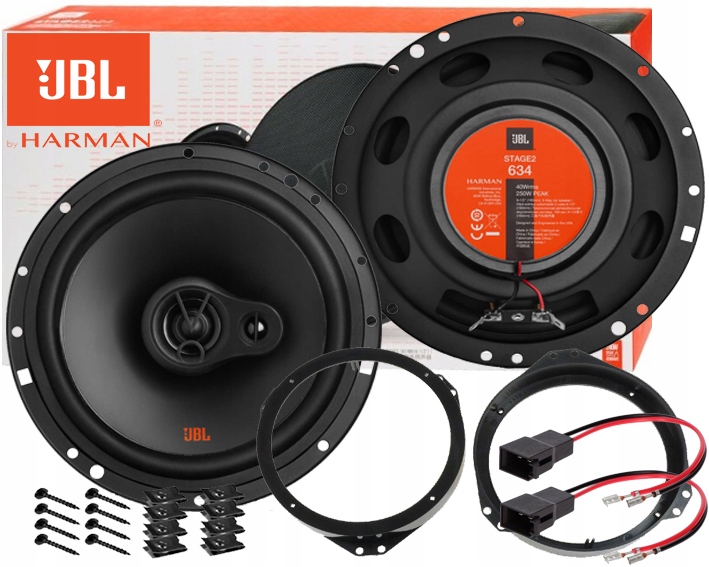 JBL 634 GŁOŚNIKI TRÓJDROŻNE OPEL ASTRA FG MERIVA OMEGA SIGNUM VECTRA ZAFIRA