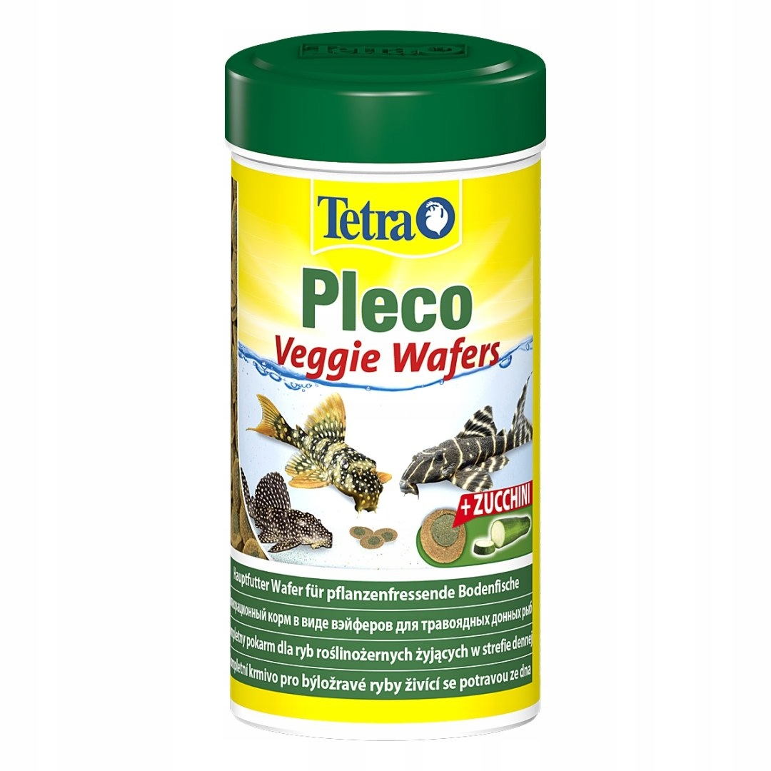 Levně Tetra Pleco VeggieWafers 250 ml – krmivo pro býložravé ryby žijící při dně