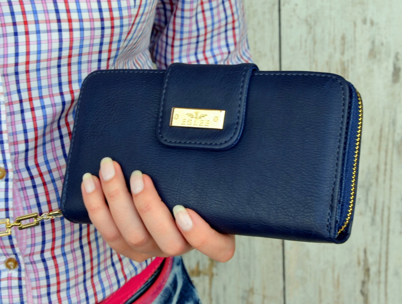 PORTFEL DAMSKI DUŻY TOREBKA PORTMONETKA PODWÓJNY Wzór dominujący bez wzoru