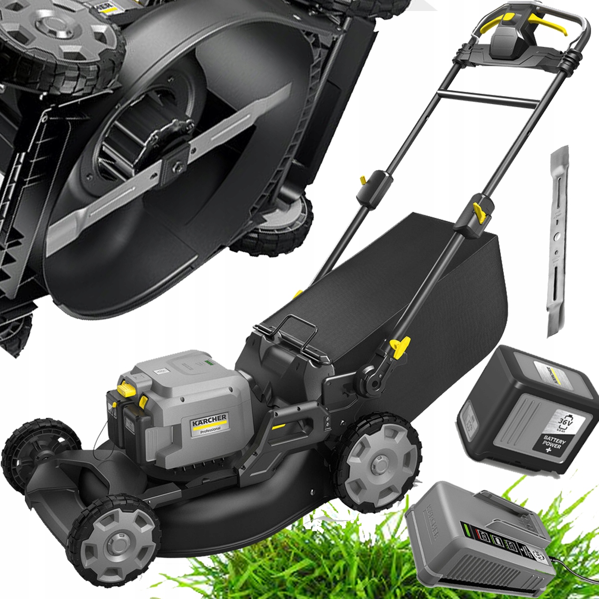 

Kosiarka Akumulatorowa Karcher LM 530/36 Bp Stal