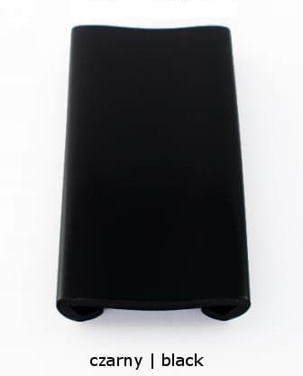 Zábradliová lišta 40x6 mm Čierna rolka 20 m