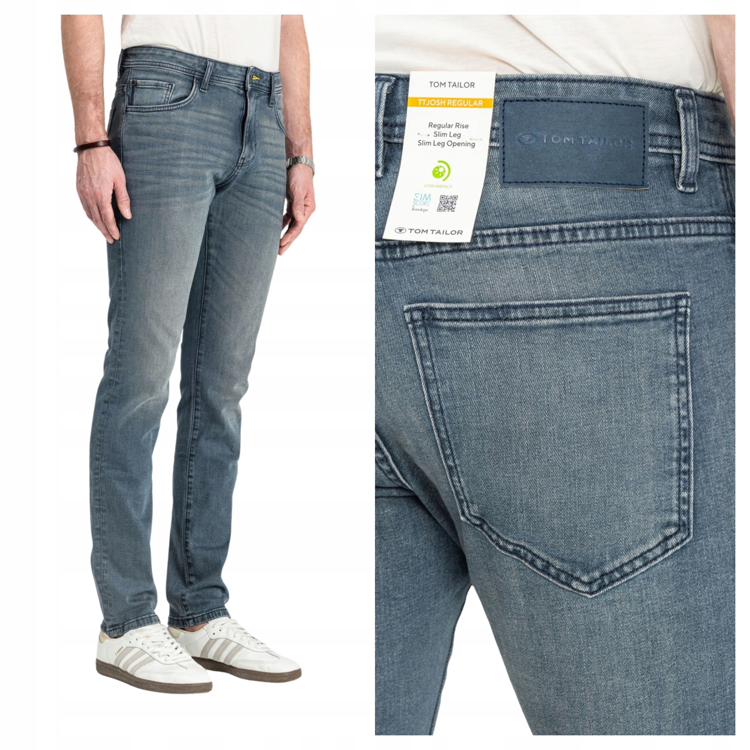 Pánské džínové kalhoty Tom Tailor TTJosh Denim Blue Klasické W31 L32