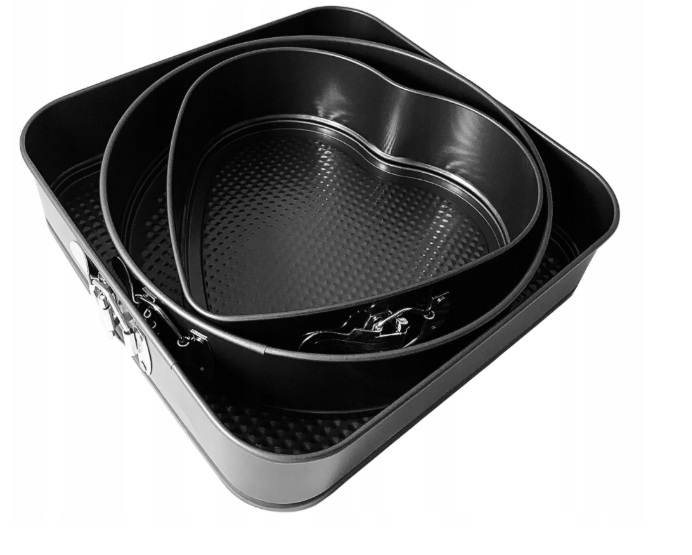 

3 x Tortownica do pieczenia ciast 20 - 22 - 24 cm