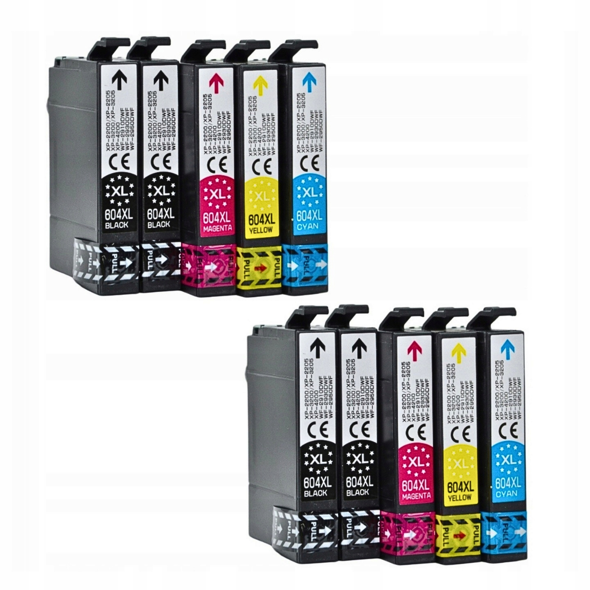 10 x Inkousty pro Epson 604 XL XP-2200 XP-2205 XP-3200 XP-3205 XP-4200 XP-4205