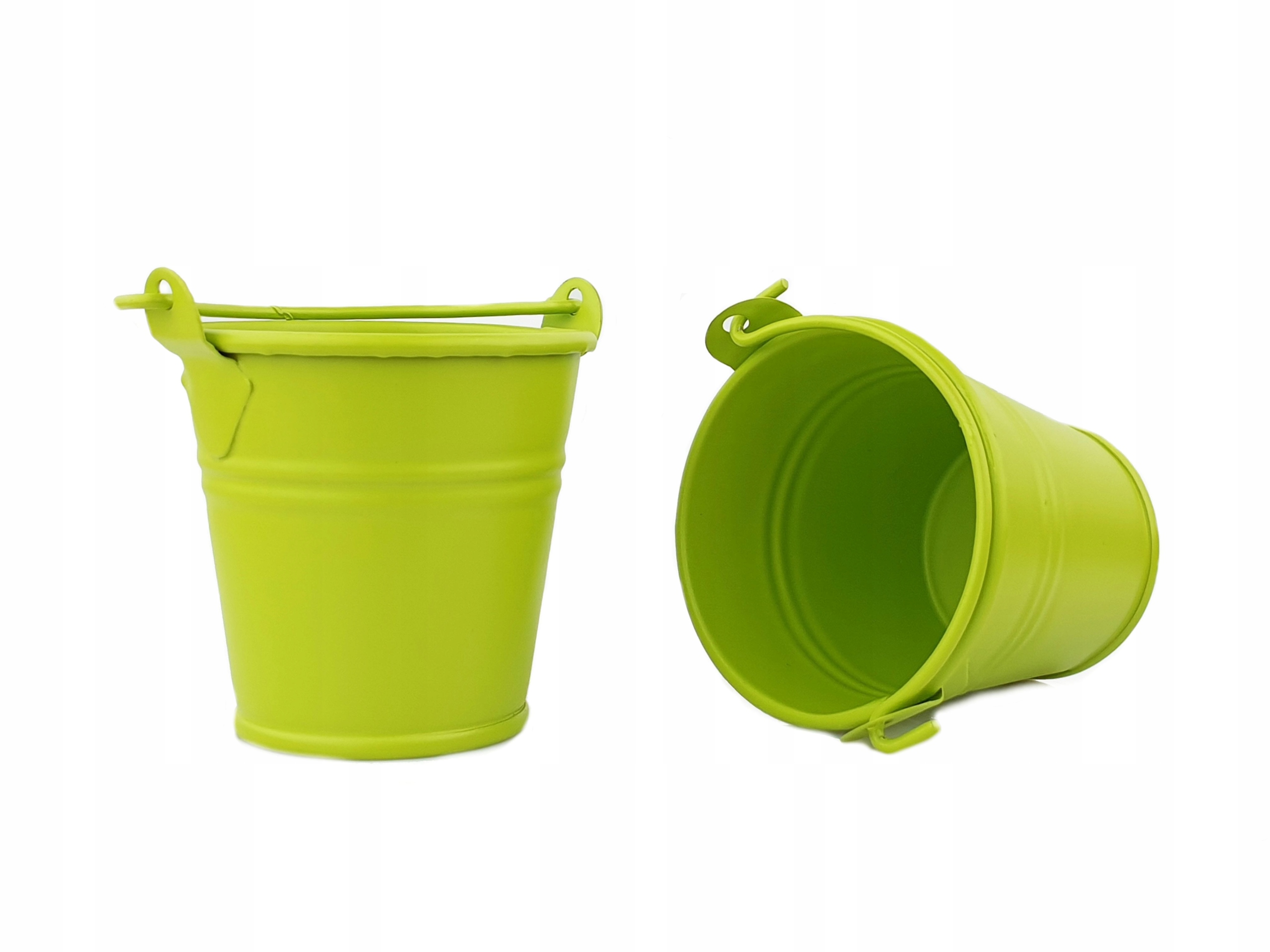 5,5 cm mini DONICZKA WIADERKO na kaktusy zielone