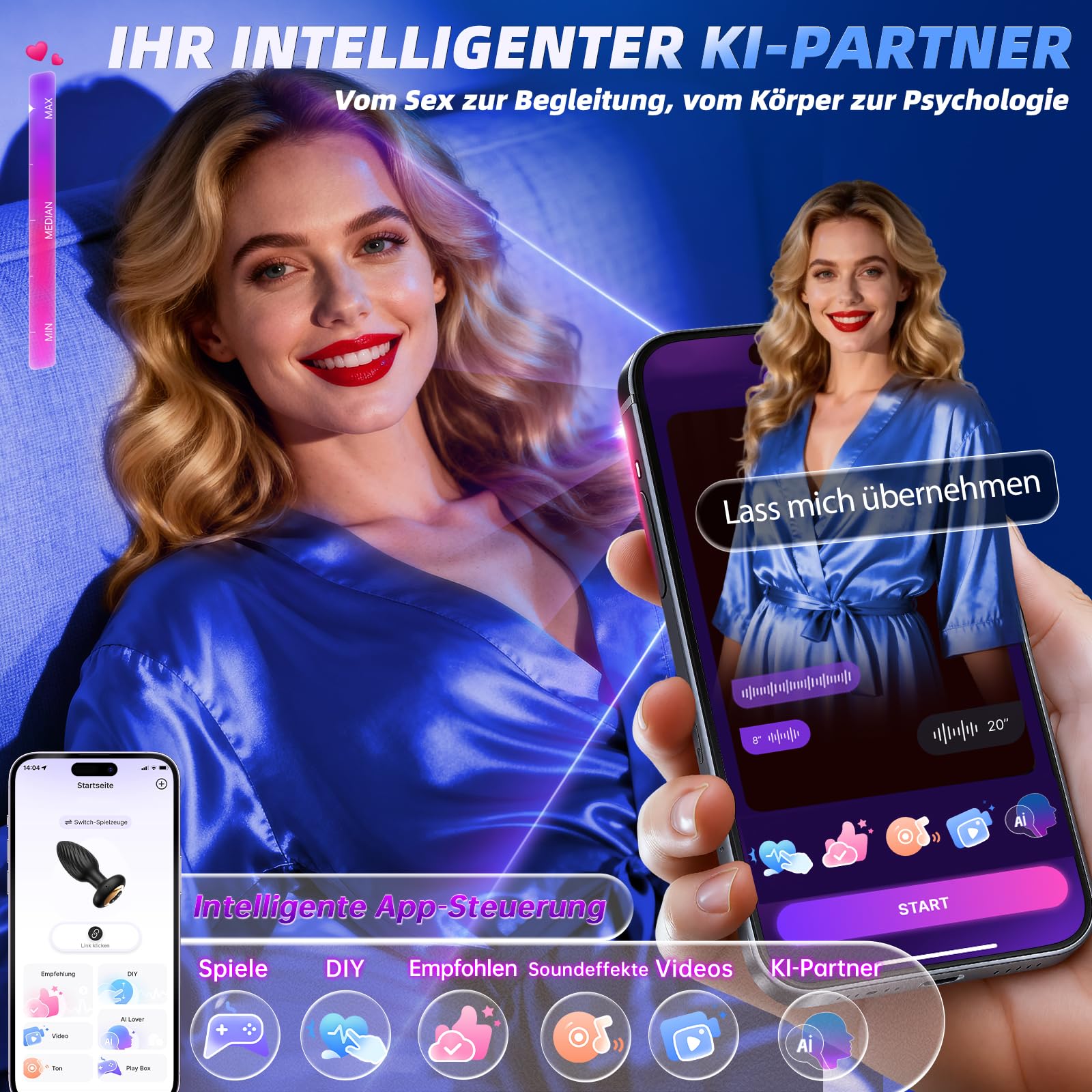 ANALVIBRATOREN Dla Mężczyzn Wibrator Analny Stymulacja Prostaty 7 Trybów — miniatura 5