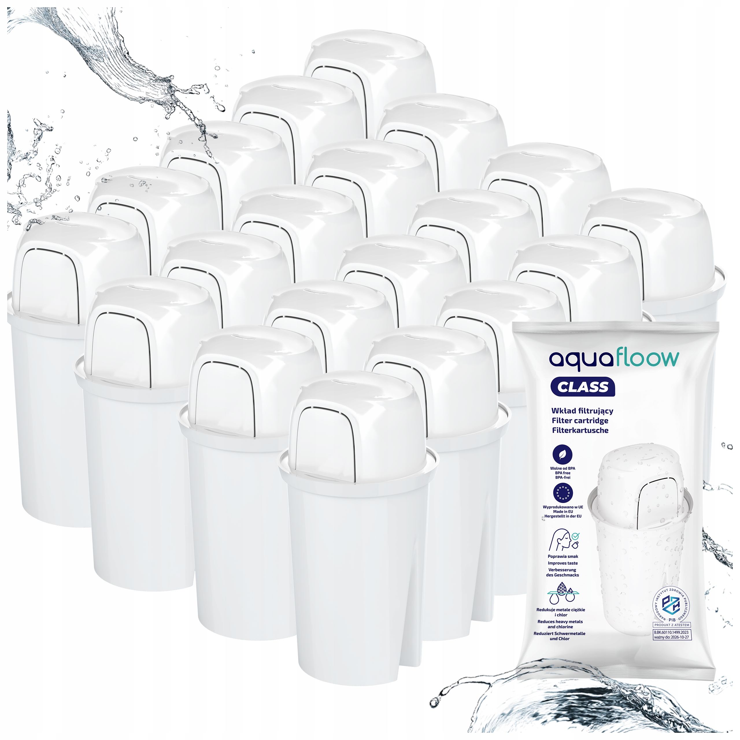 Filtr Aquafloow Class pro filtrační konvici Dafi Crystal – 20x náhrada