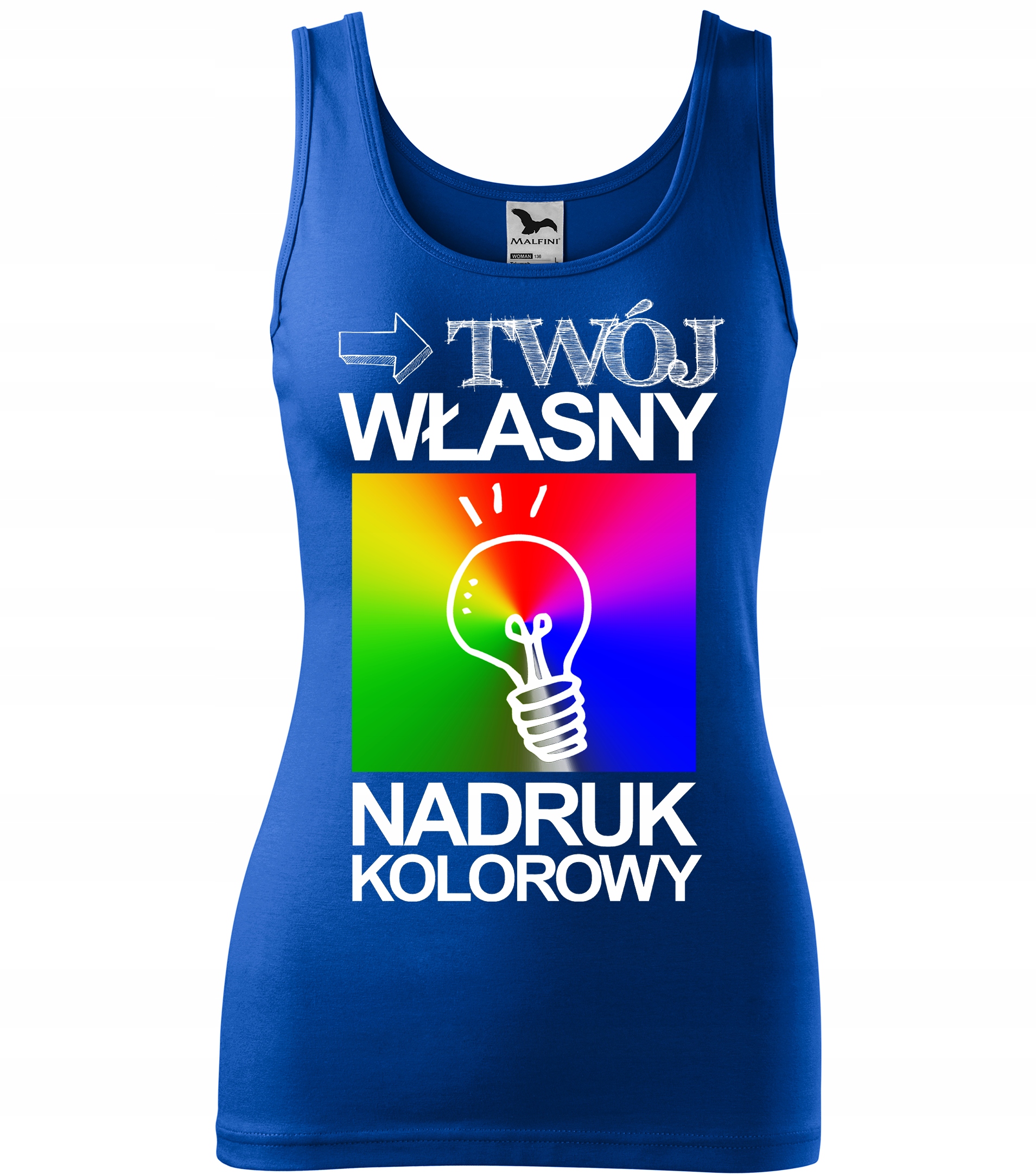 

Koszulka Na Ramiączka Z Własnym Nadrukiem M kl05