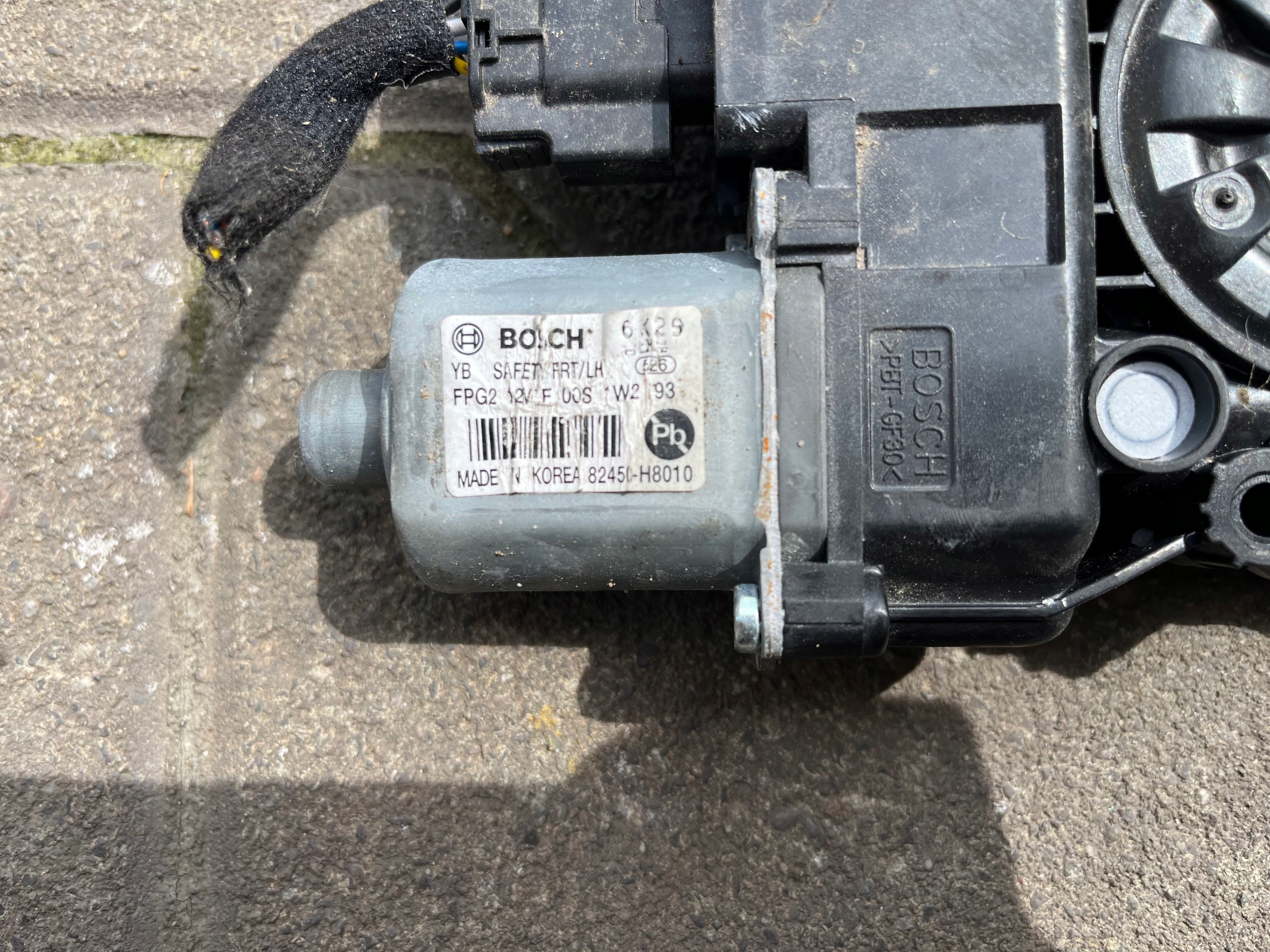 Kia Rio V mini motor windows left front