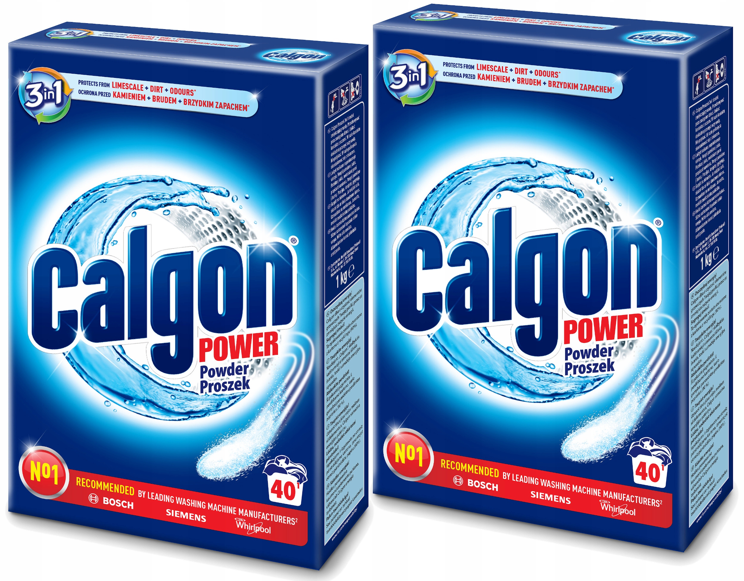 

Calgon 3w1 Proszek odkamieniacz do pralki 2kg 80pr