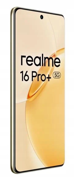 Smartfon Realme 16 Pro+ 8 Gb 256 Gb 5G Złoty Gold Nowy