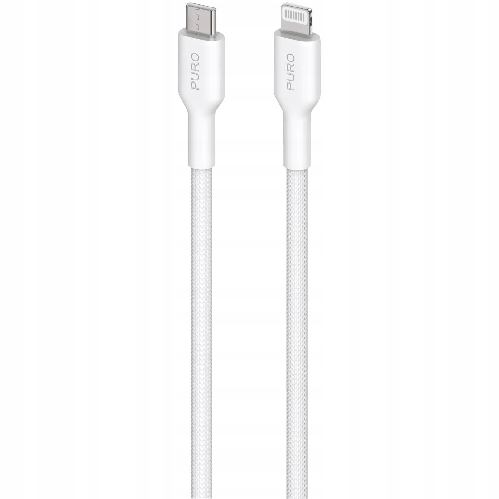 Kábel s certifikátom MFi Usb-c na Lightning 1.2 m biely