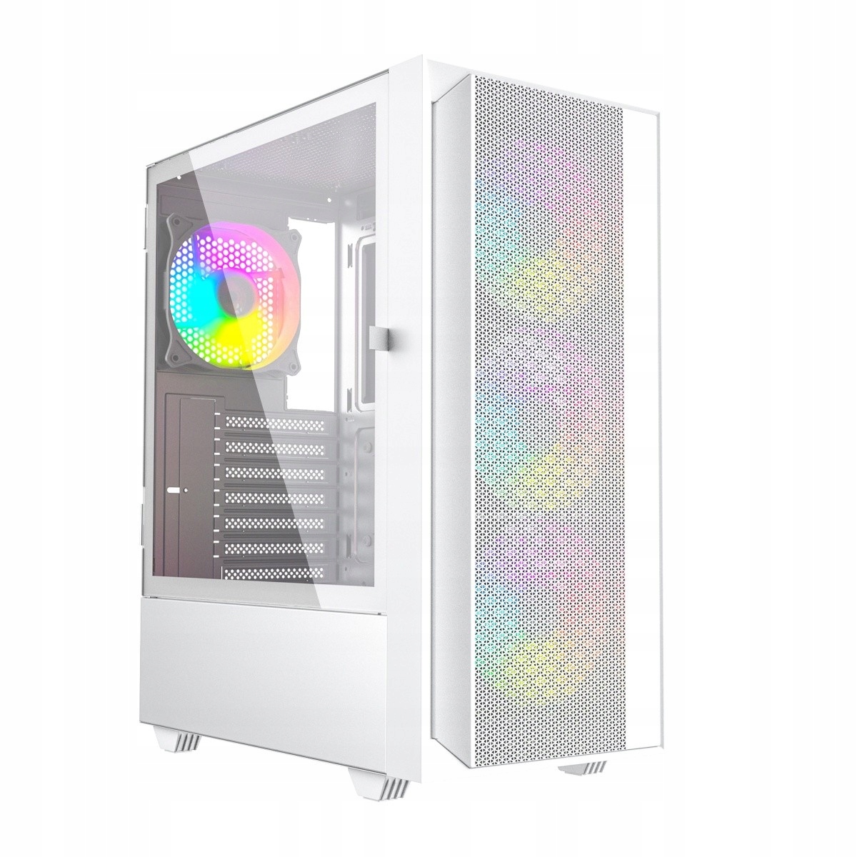 Gembird Obudowa Midi Tower Fornax 4000 Argb biała