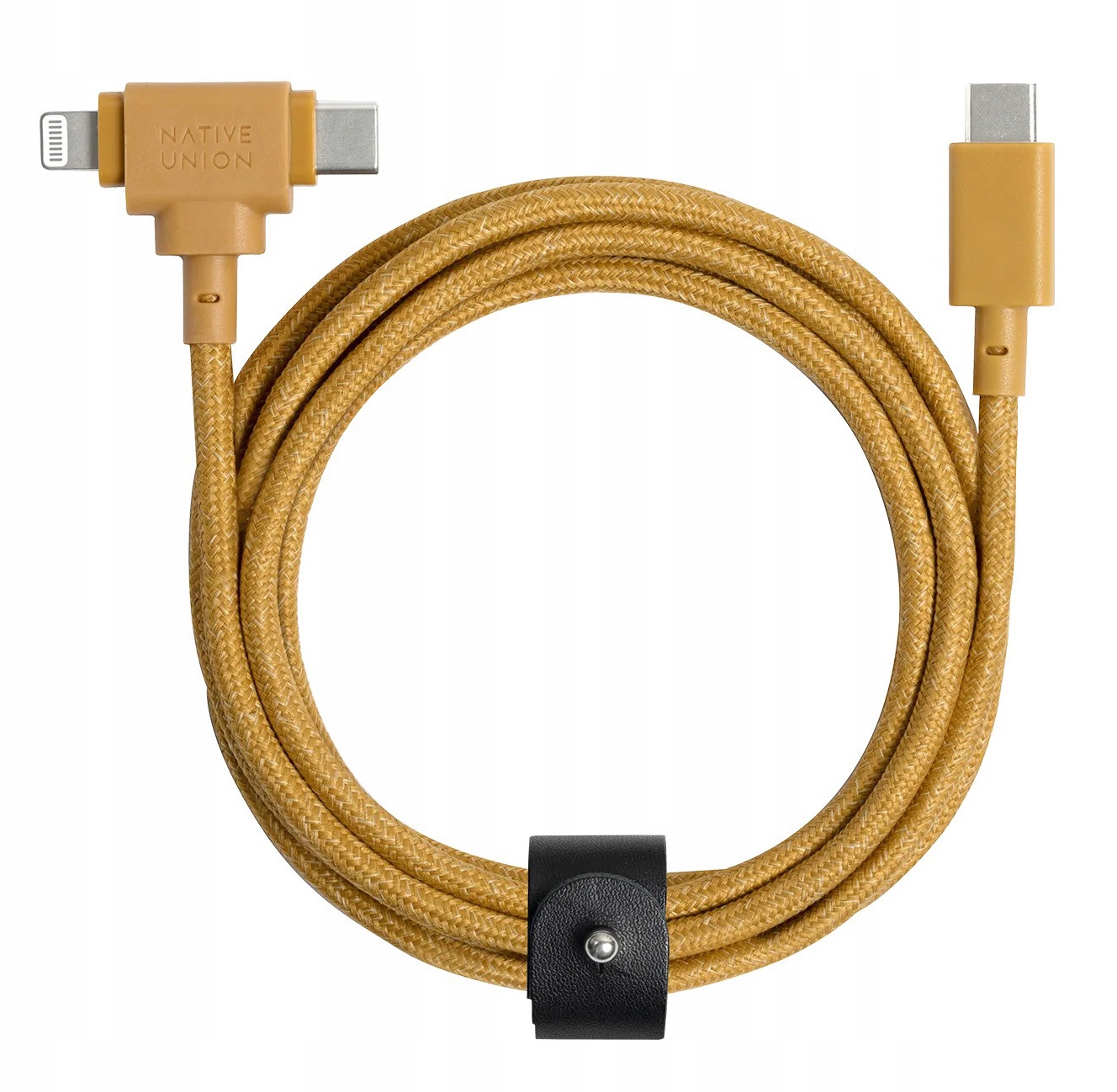 Native Union Belt Cable Duo kabel Usb-c Usb-c Lightning 1.5m (150 cm) opletený