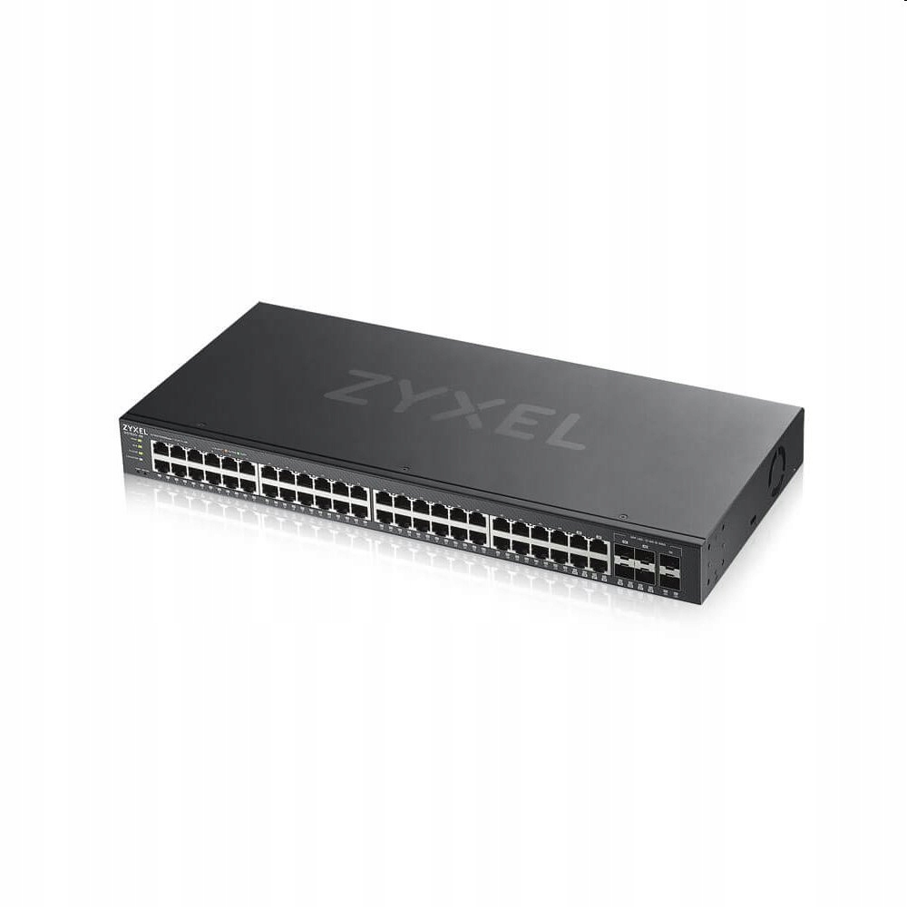 Zyxel GS1920-48v2, 50 Port Smart Managed Switch 44x Gigabit Copper and 4x…