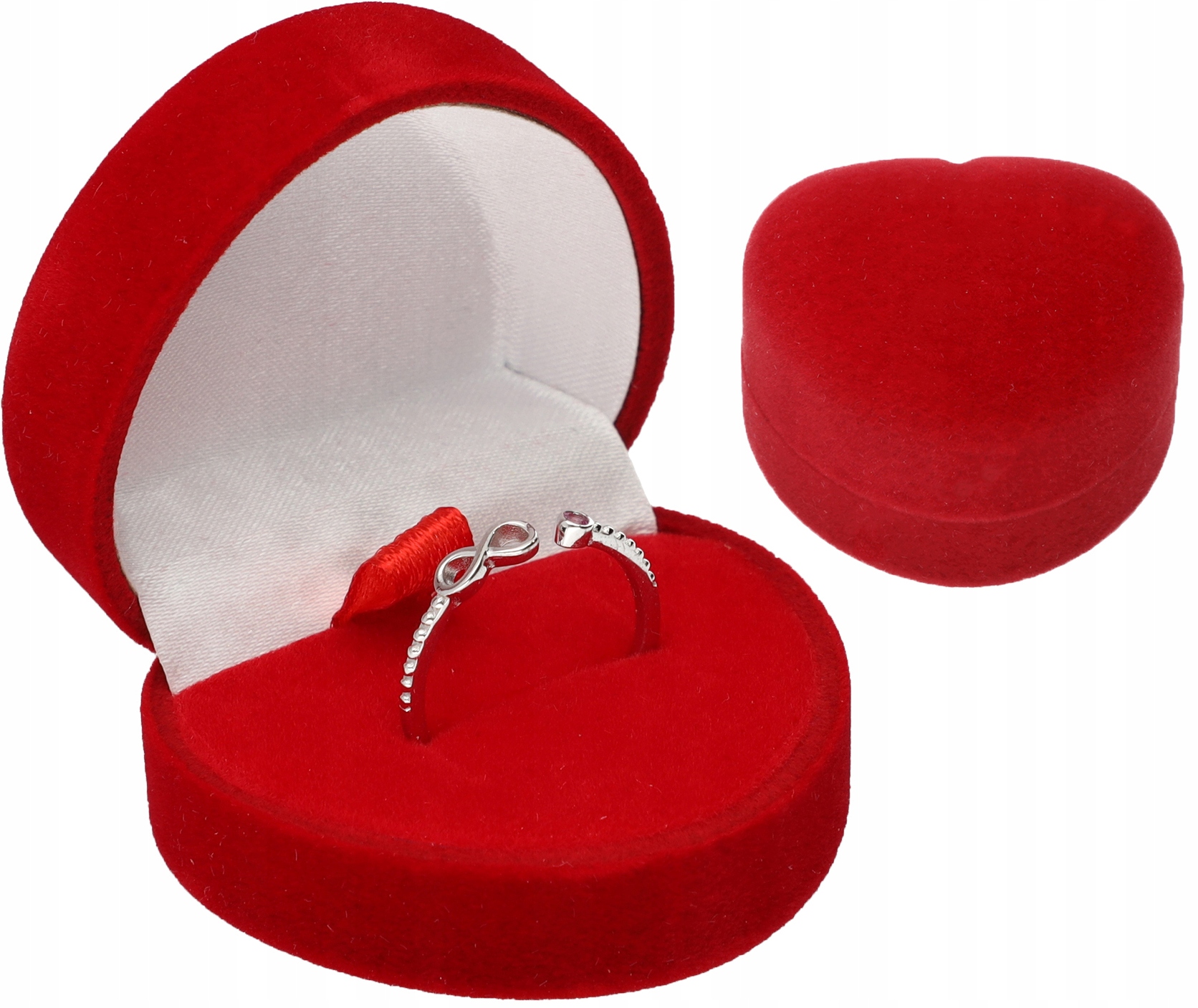 

Pudełko Na Kolczyki Serce Czerwone Pierścionek