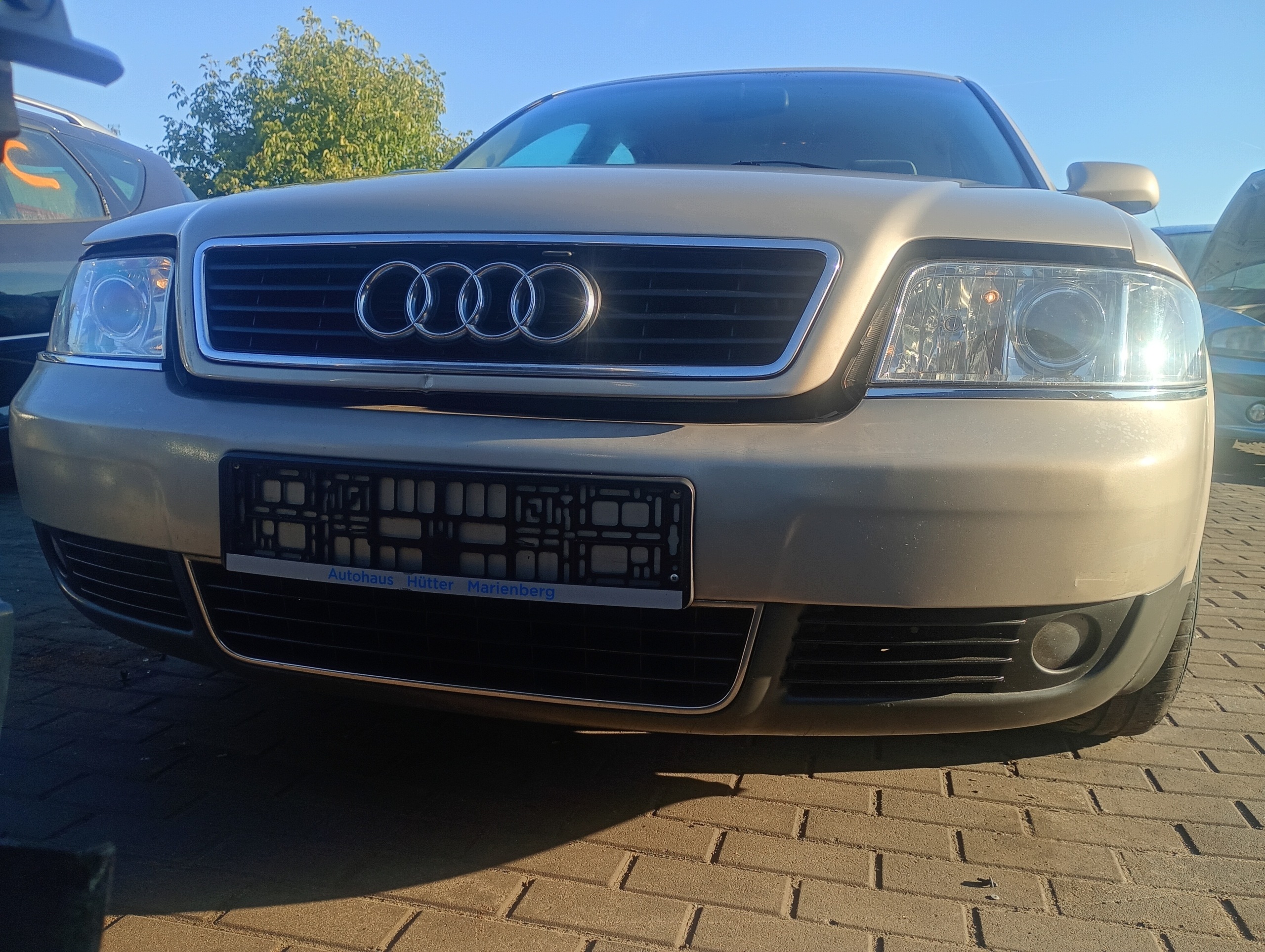front bumper front Audi A6 C5 97-05 kod lakieru LY1T
