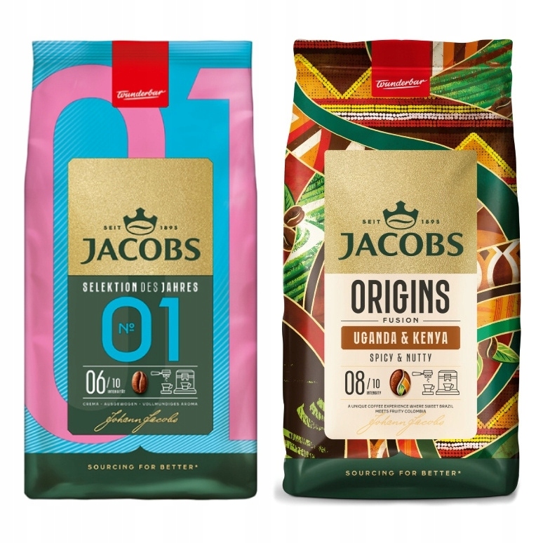 Levně Jacobs Selection Of The Year Káva zrna 1kg Origins Keňa a Uganda 1kg