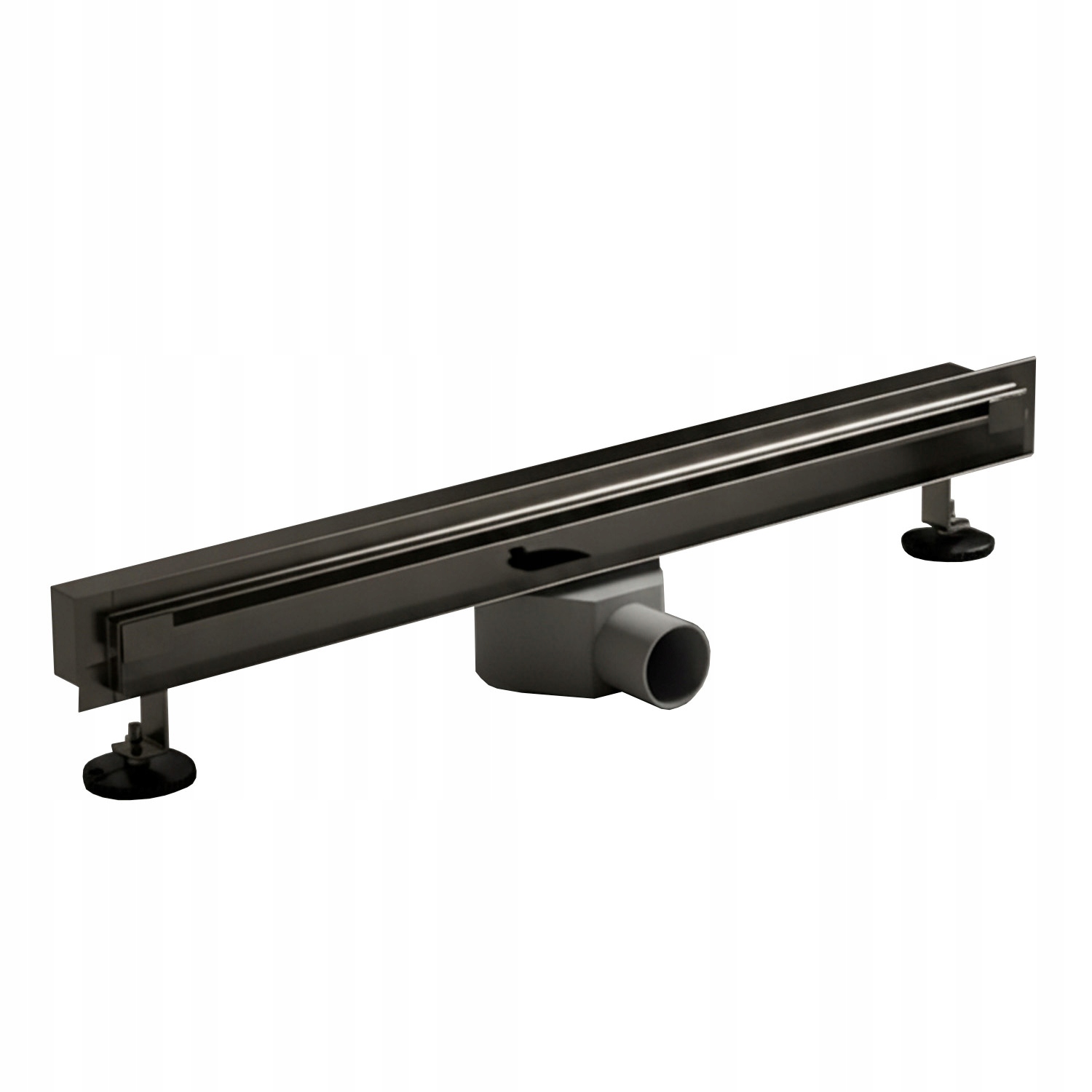 Nástenný lineárny odtok Helmken 37501805, 800x41 mm, grafitový