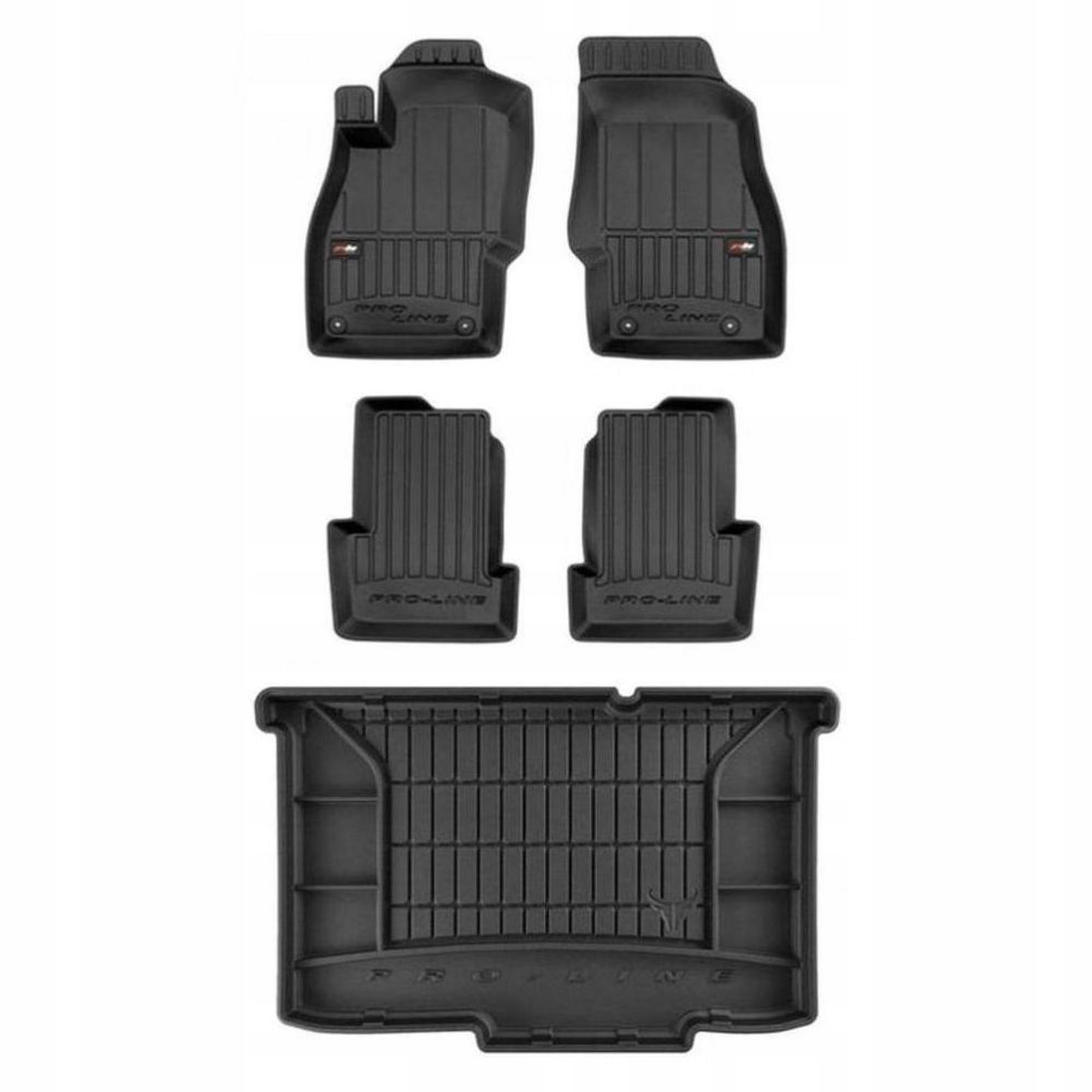 Gumová sada 3D koberčekov a rohoží Opel Corsa D 2006-2014 Hatchback, spodná časť