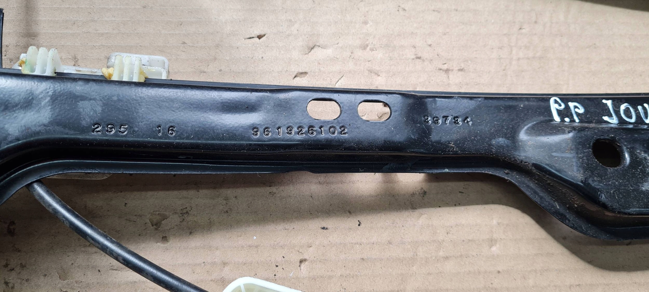 DODGE JOURNEY 2016 mechanism window regulator right front 961926102