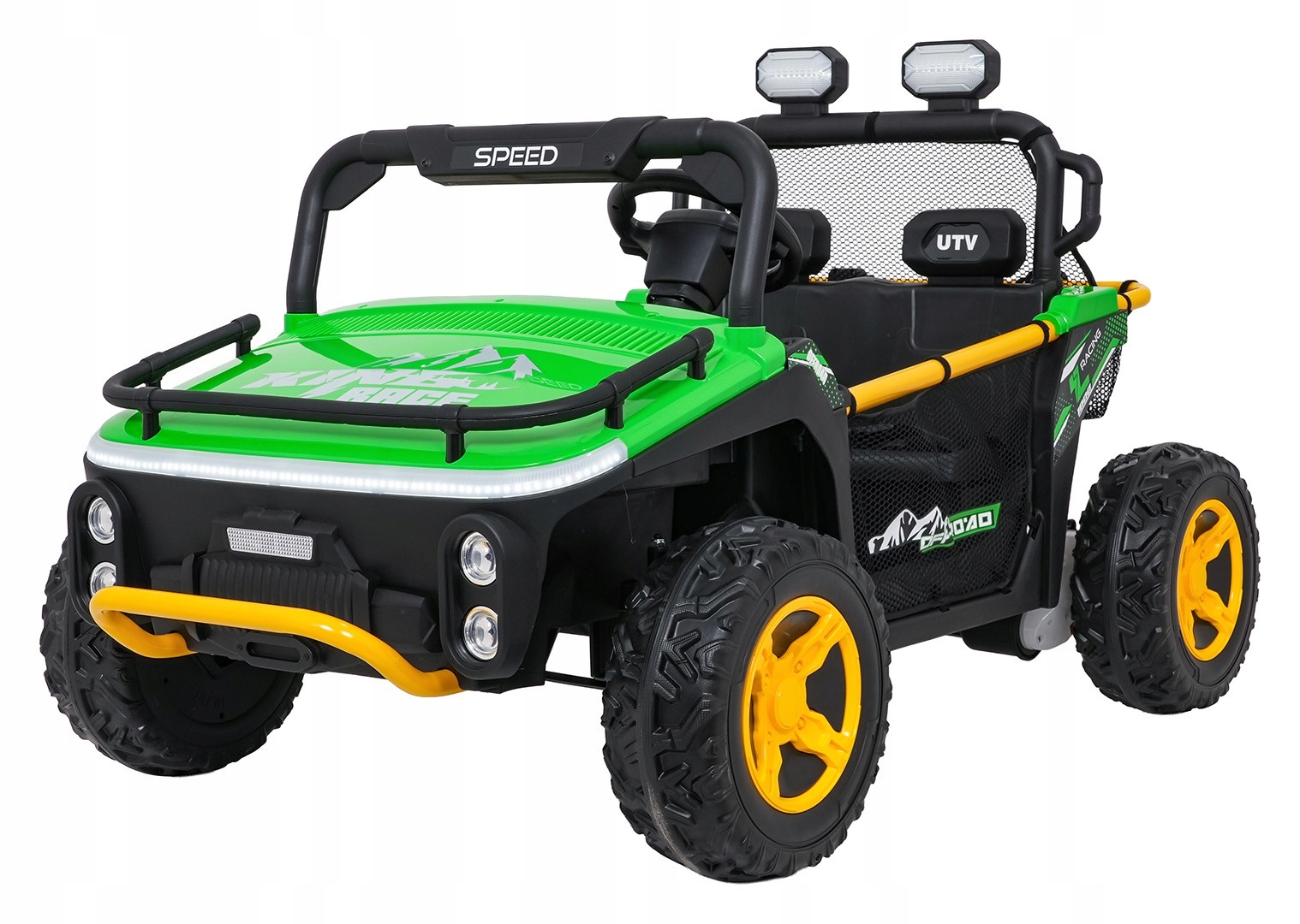 Duże 2 Os. Auto Na Akumulator Buggy Utv 24V Pilot Skóra Pianka Eva Bluetoot