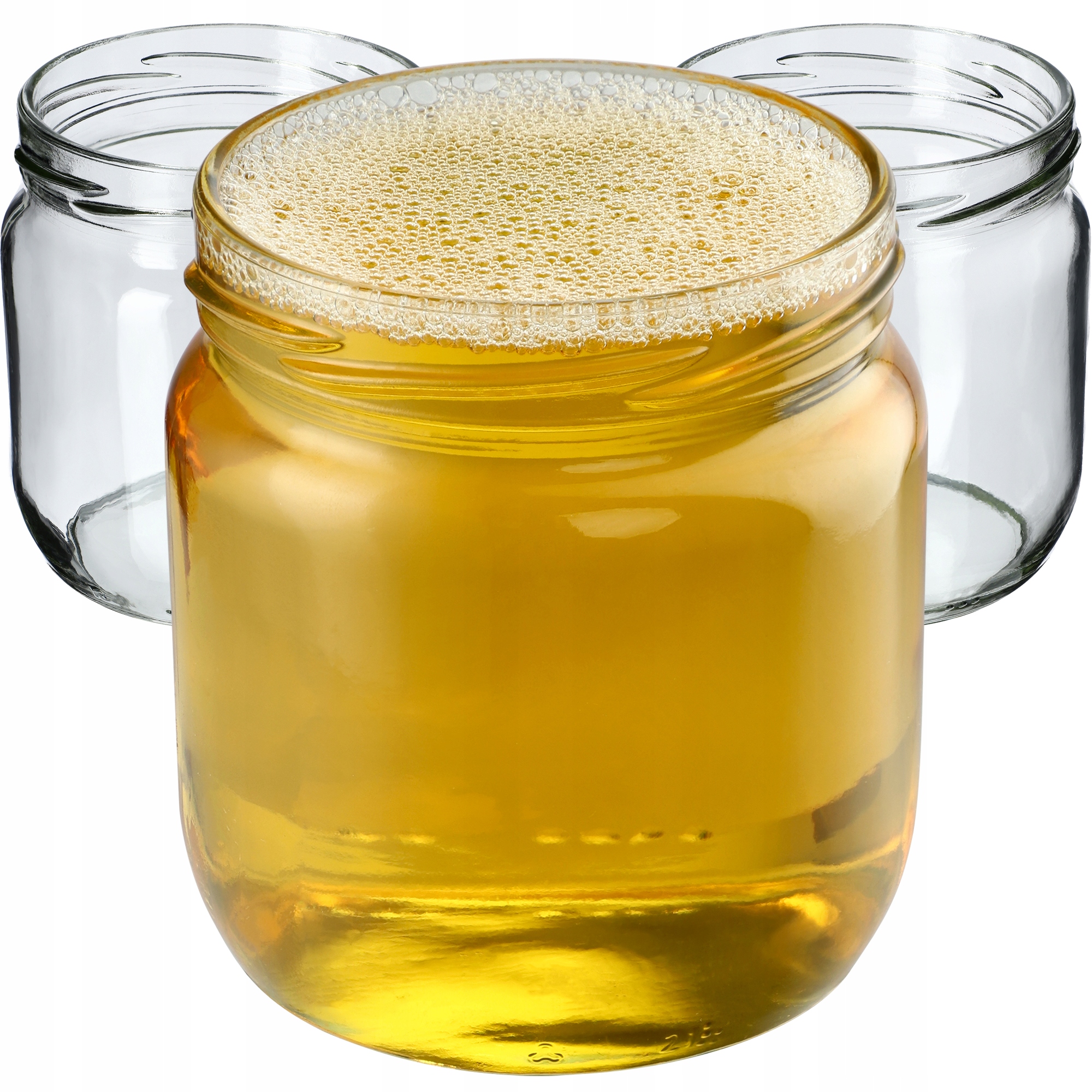 48x Sklenice Zavařovací Sklenice 425ML Na Zavařeniny Med Džem