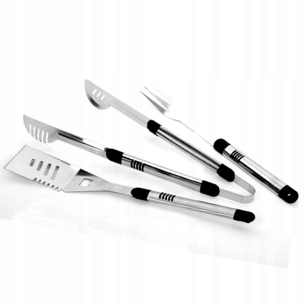 

Activa Zestaw sztućców do grilla 3-częścowy Inox