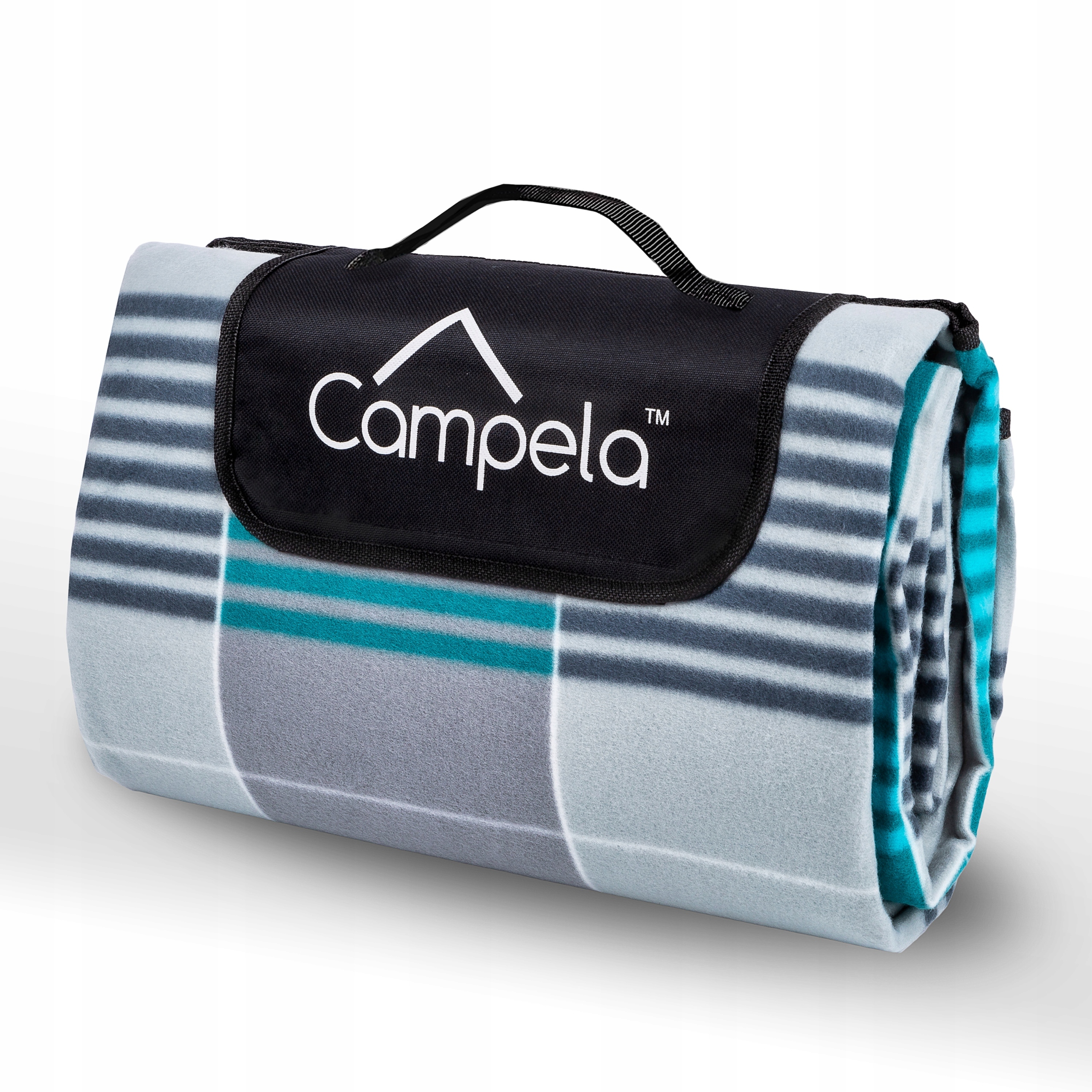 KOC PIKNIKOWY PLAŻOWY Z IZOLACJĄ MATA 200X200 CAMPELA KOCYK DO OGRODU Cechy dodatkowe izolowany spód uchwyt do przenoszenia zapięcie