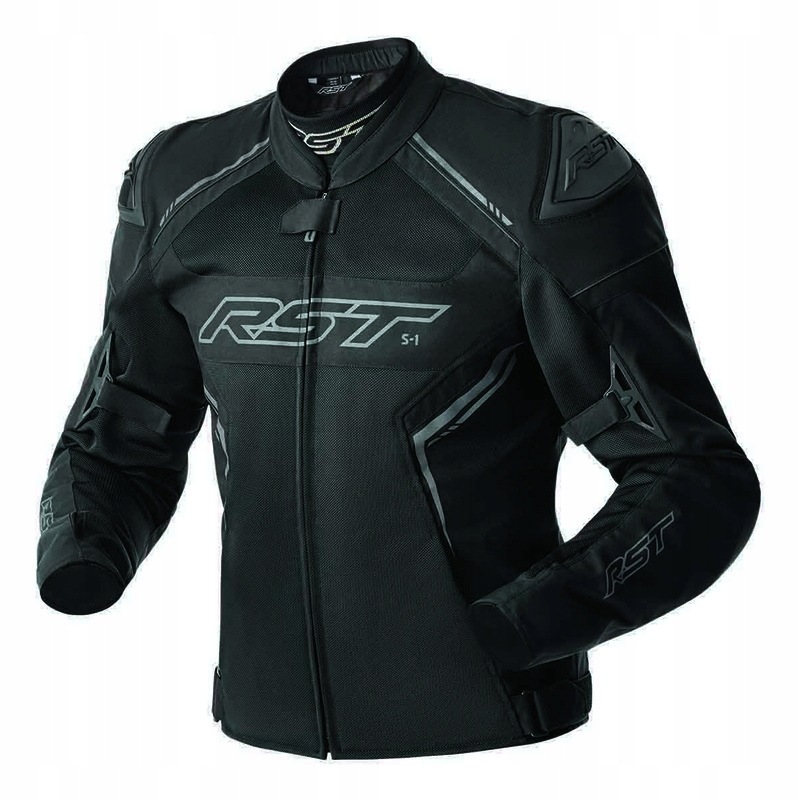 Textilná Motocyklová Bunda Rst S1 Mesh D3O Čierna (L)