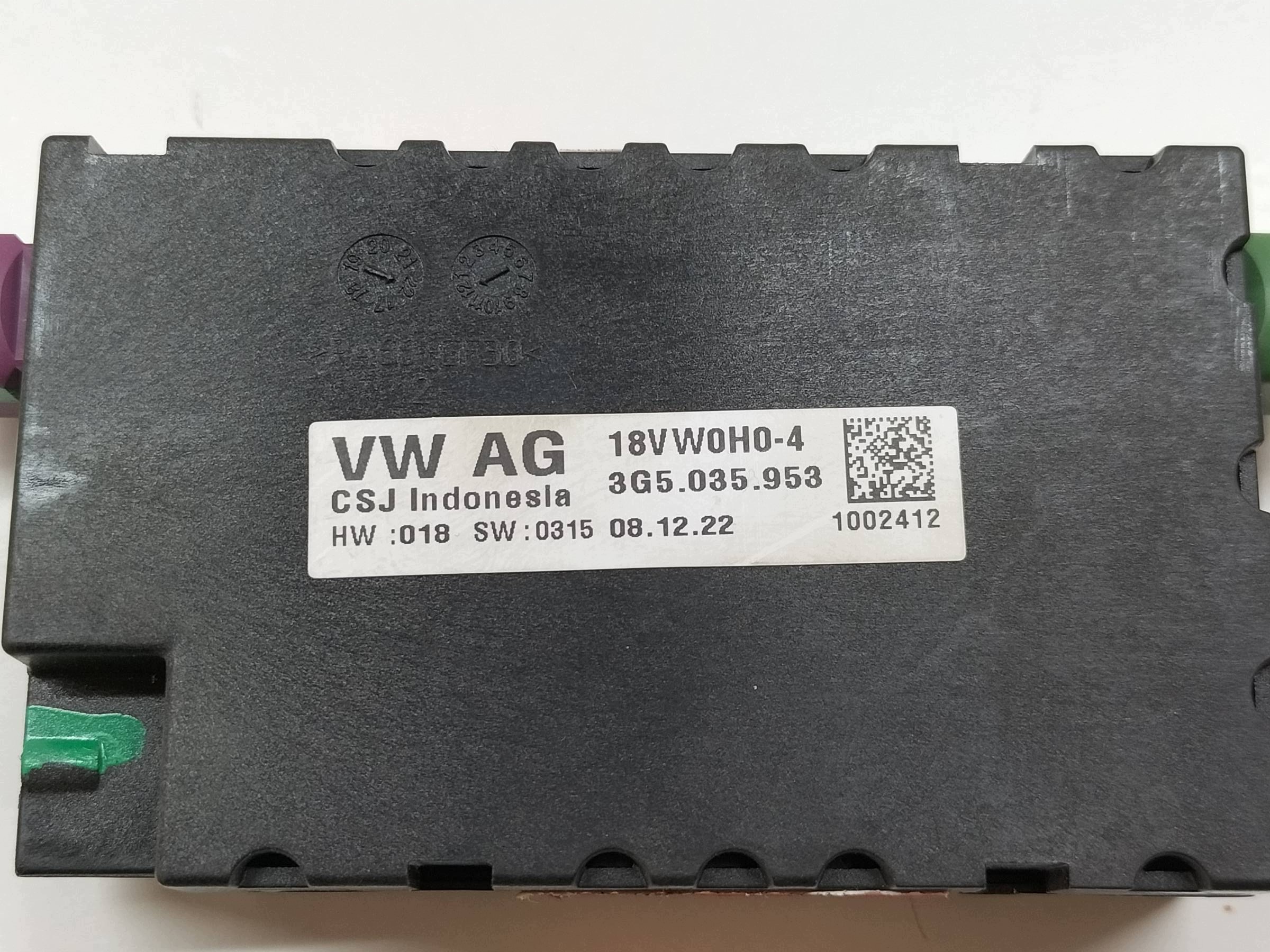 module amplifier ANTENY 3G5035953 Skoda Karoq and (2017-)