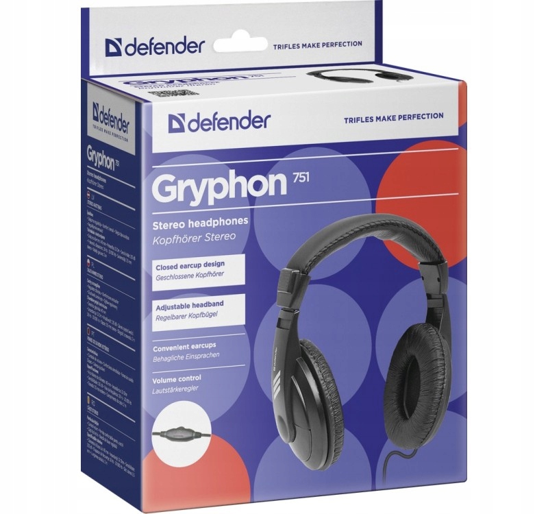 Słuchawki nauszne Defender Gryphon 751 Model Gryphon 751