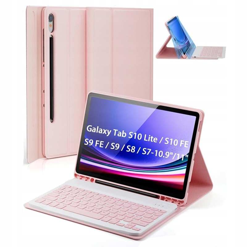 Etui z Klawiaturą 2w1 Samsung Galaxy Tab S10 Fe S9 Fe S10 Lite 10.9