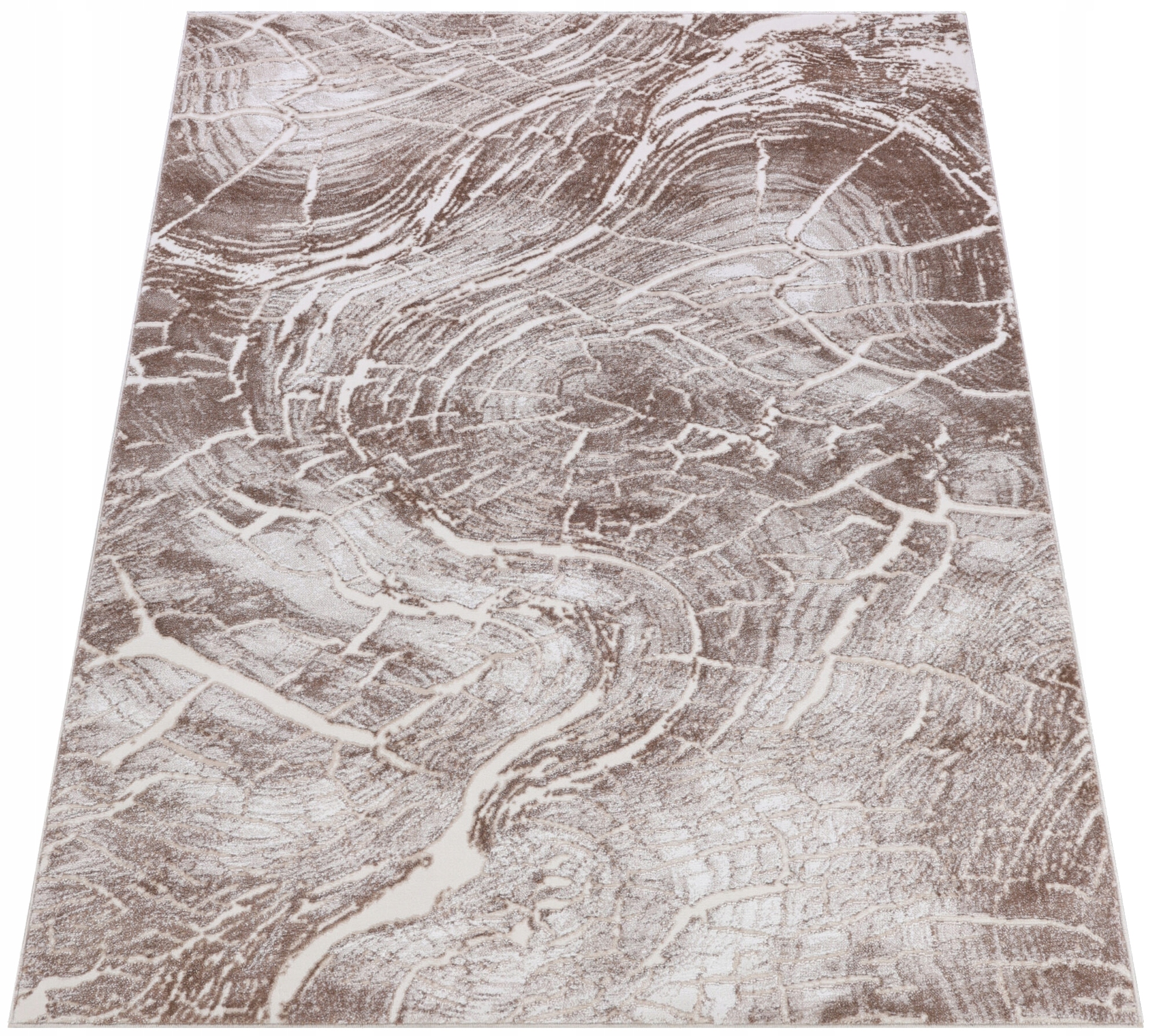 Koberec Komo 120x170 Stylový moderní s leskem béžový w25