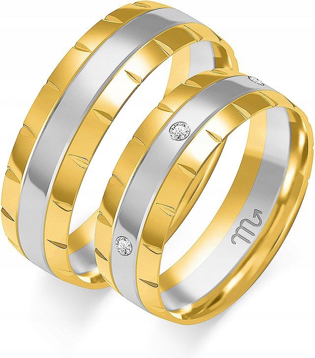 Dámský snubní prsten z bílého zlata pro svatbu 585, velikost 26 27 28, velikost 14k