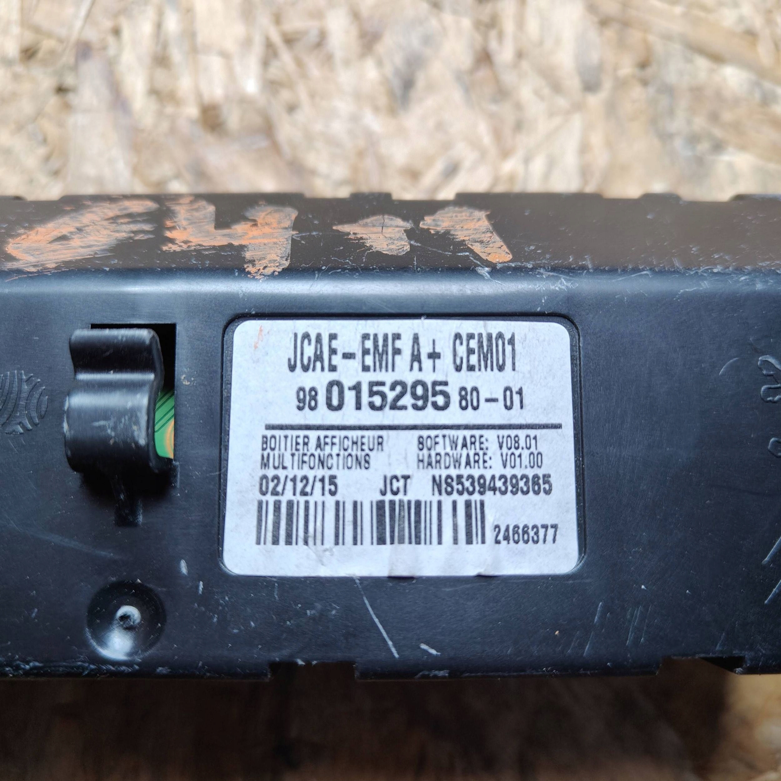 display Citroen C4 II 9801529580