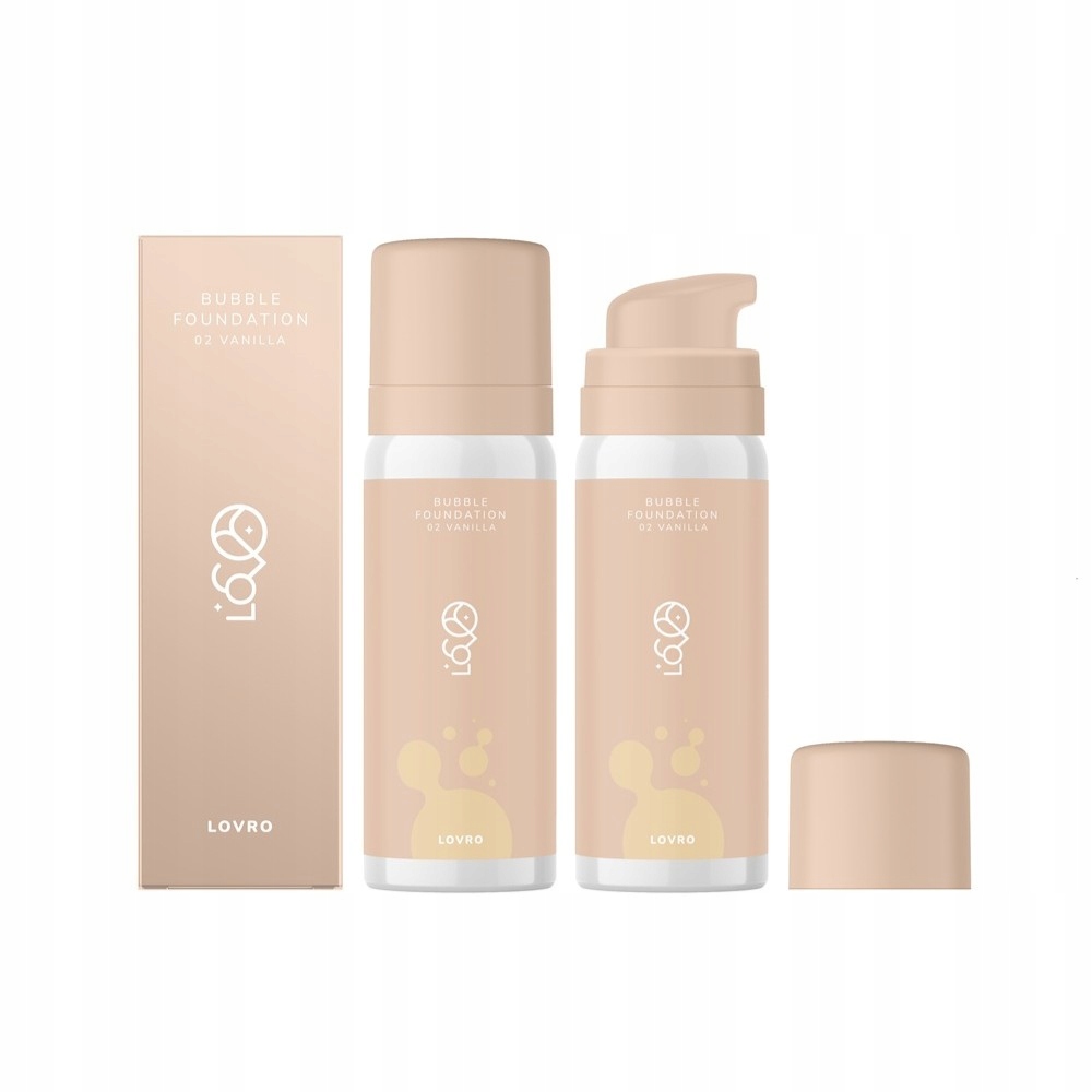 Bubble Foundation podkladová báze s provzdušněnou rozjasňující formulí 02 Vanil