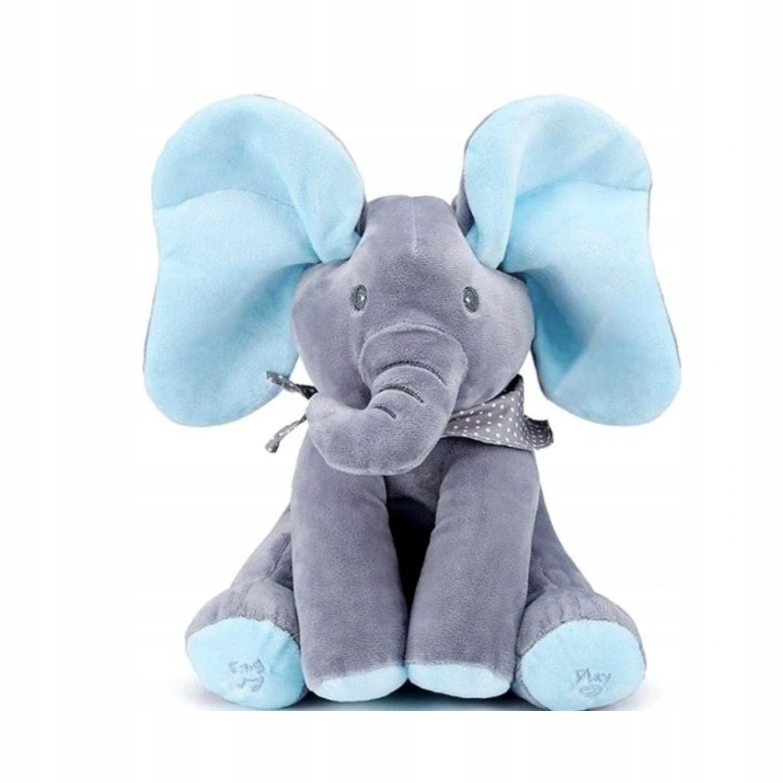 SŁONIK ŚPIEWAJĄCY MASKOTKA AKUKU INTERAKTYWNY SŁOŃ Wiek dziecka 3 m +