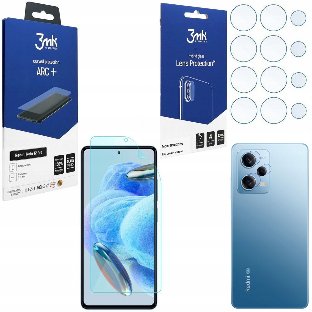 

3mk Folia 4x Aparat do Xiaomi Redmi Note 12 Pro 5G