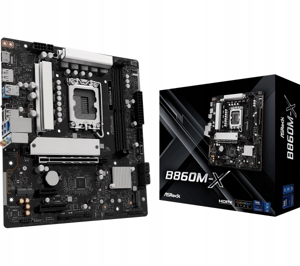 Płyta główna ASrock B860M-X micro Atx Intel Core Ultra socket 1851 2x DDR5