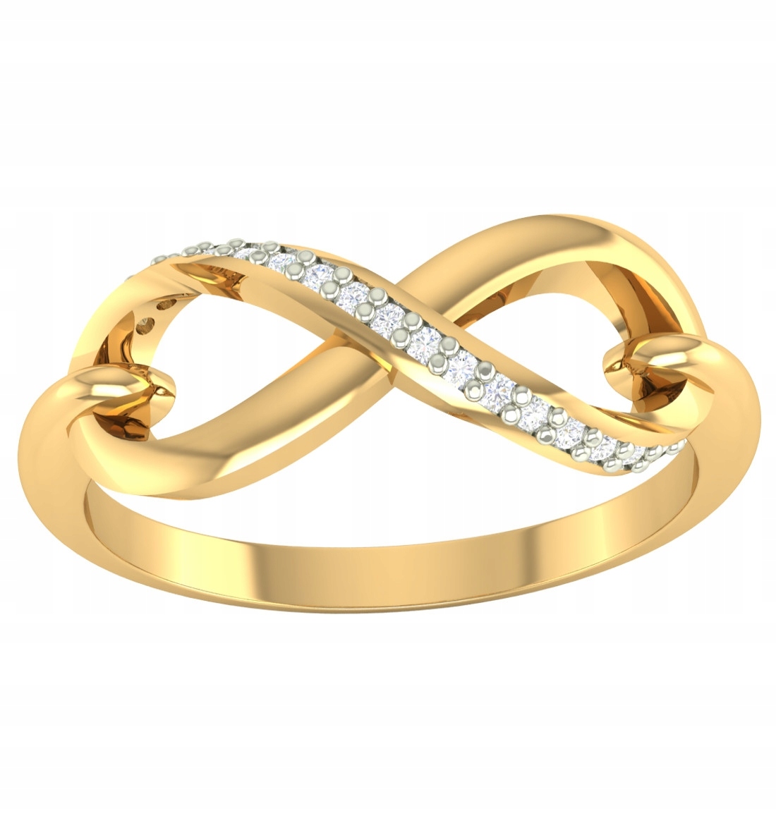 Zlatý Prstýnek S Znakem Nekonečna Ryzost 585 Infinity Shine
