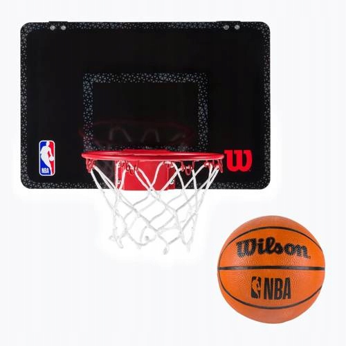 Mini tablica do koszykówki Kosza Wilson NBA Forge Team Hoop na drzwi +piłka