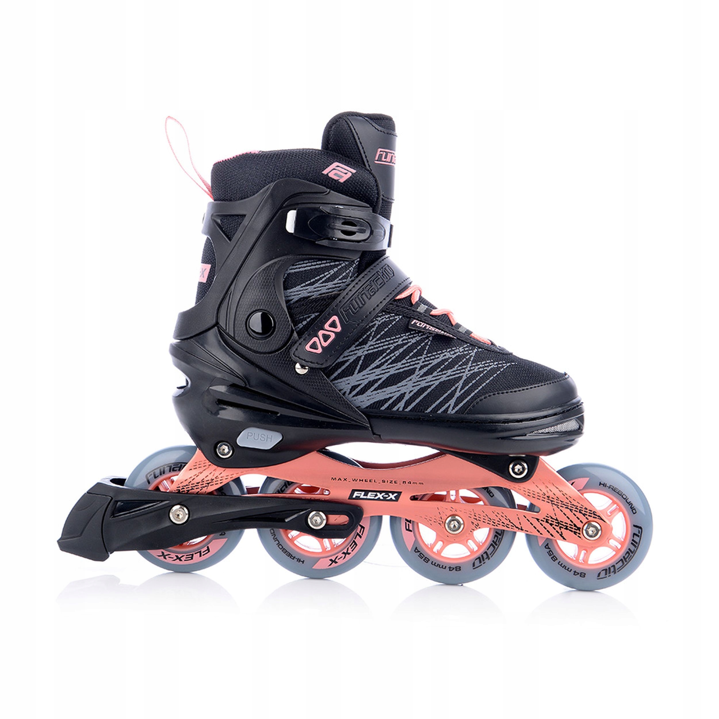 Rolki FunActiv Flex-X Czerwony roz. 39-42