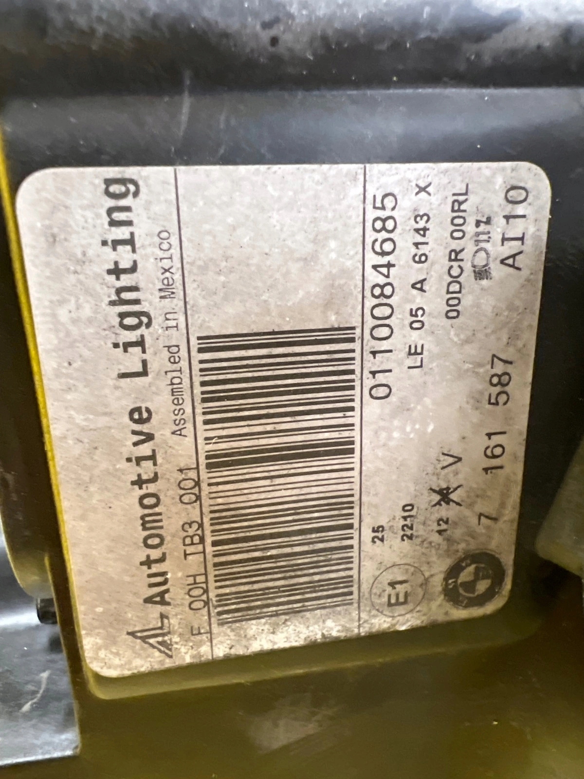 light left BMW X5 E70 06-10 Xenon EU 7161587