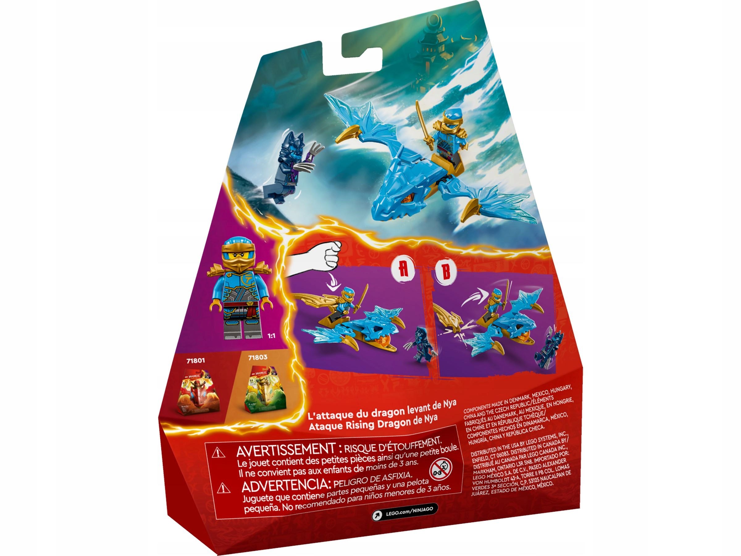 LEGO 71802 Atak powstającego smoka Nyi Marka LEGO