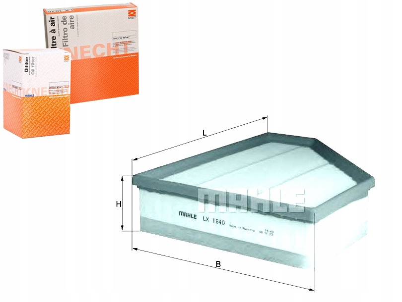 Knecht Vzduchový Filtr Bmw 1 (E81) 1 (E82) 1 (E87)